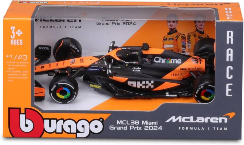 BBURAGO MCLAREN FORMULA MAİMİ GRAND PRİ0X - 4