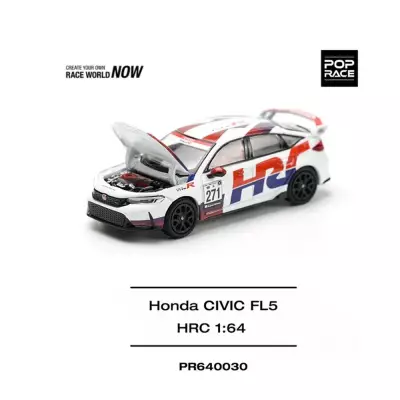 HOT WHEELS Pop Race 1/64 Honda Civic Type-R FL5 HRC / PR64-030