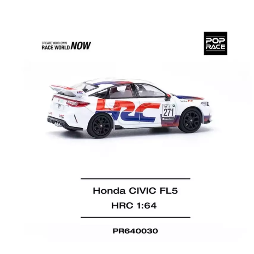 HOT WHEELS Pop Race 1/64 Honda Civic Type-R FL5 HRC / PR64-030 - 3