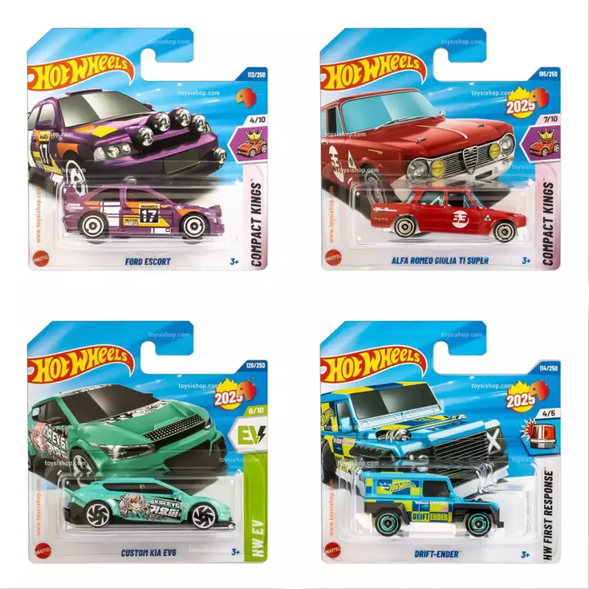 Hot Wheels Tekli Arabalar 2025 L Case - 72 Adetlik Kutu - 5