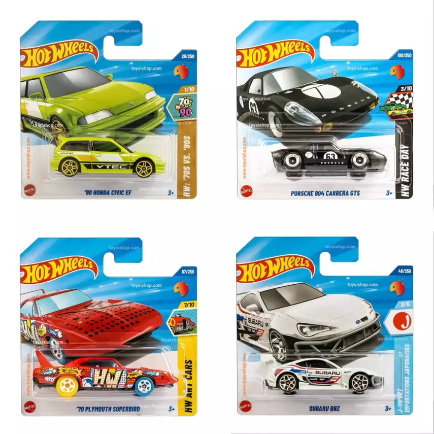 Hot Wheels Tekli Arabalar 2025 L Case - 72 Adetlik Kutu - 6