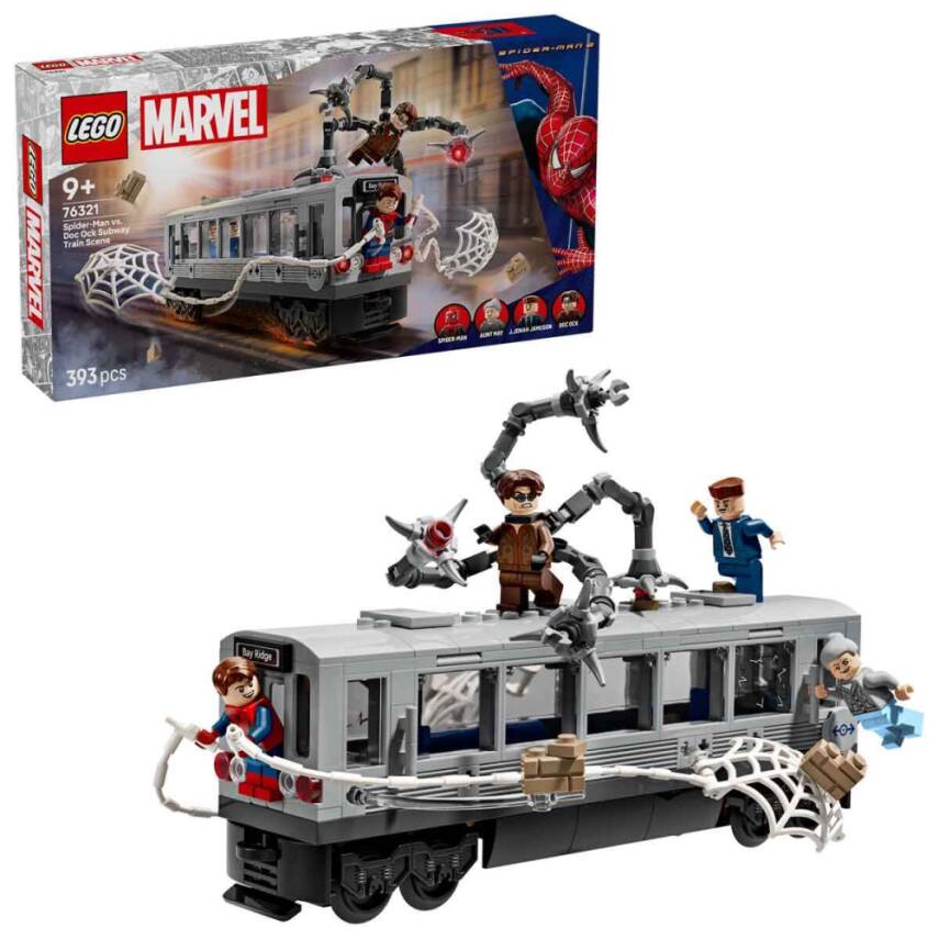LEGO Marvel Örümcek Adam ile Doktor Oktopus Metro Sahnesi 76321 - 1