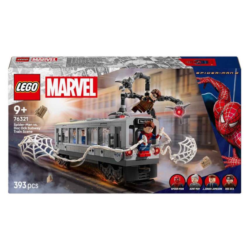 LEGO Marvel Örümcek Adam ile Doktor Oktopus Metro Sahnesi 76321 - 3