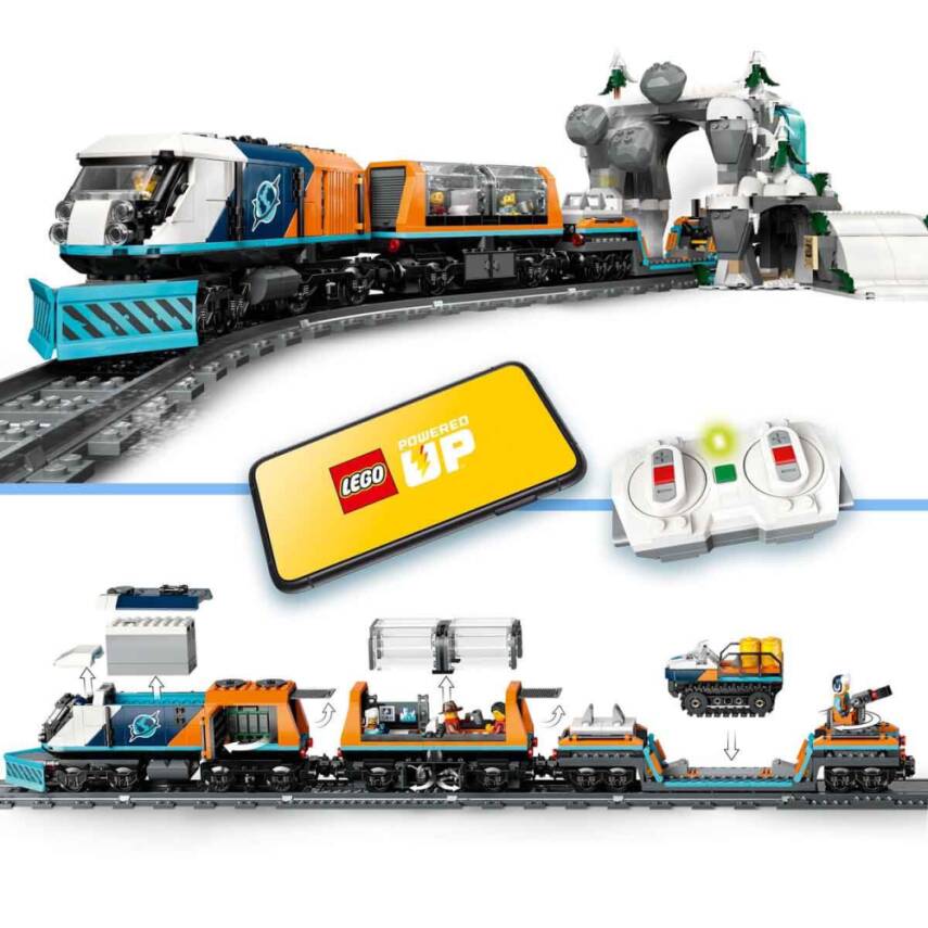 LEGO City Kaşiflerin Kuzey Kutbu Ekspres Treni (60470) - 7