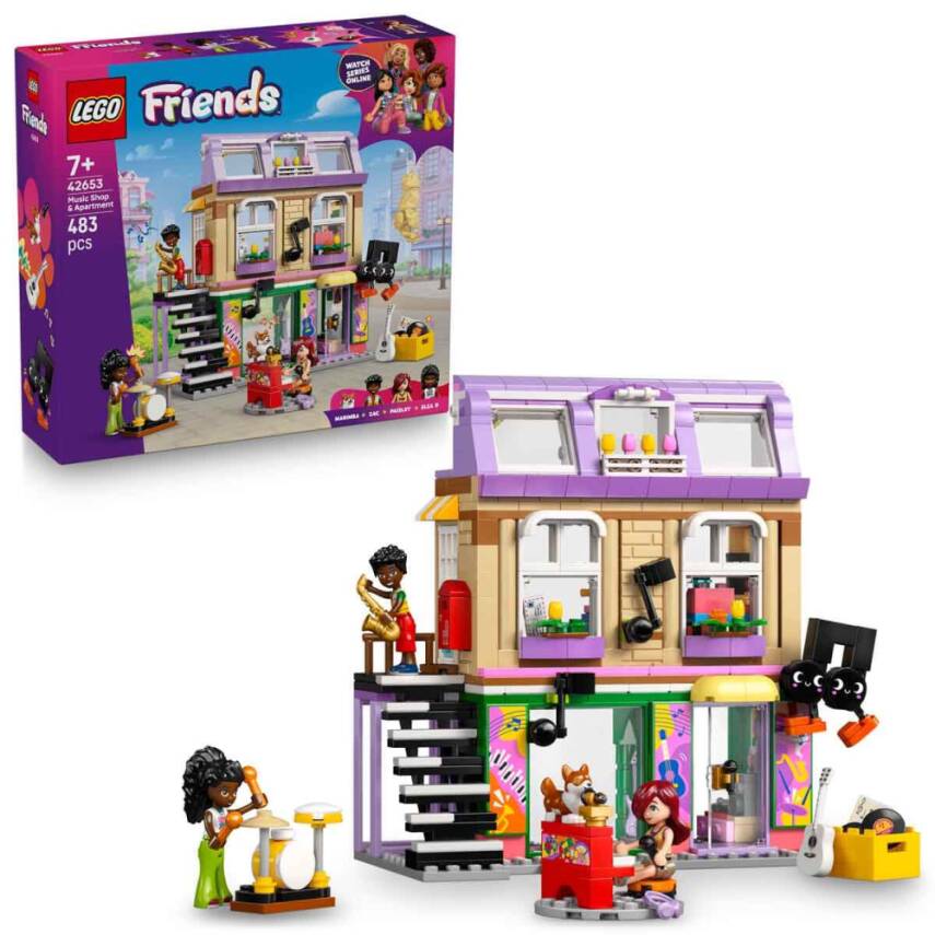 LEGO Friends Müzik Mağazası ve Daire 42653 - 1