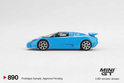 Mini GT 1/64 890 Bugatti EB110 Super Sport Blu Bugatti - 3