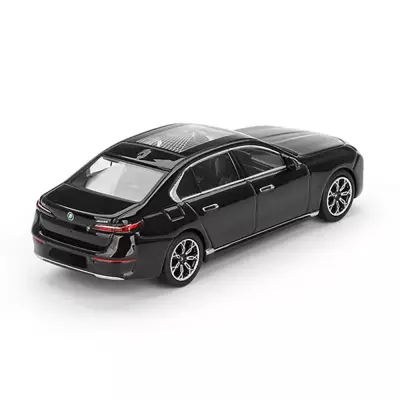 Mini GT 1/64 BMW i7 eDrive50 Black Sapphire - 2