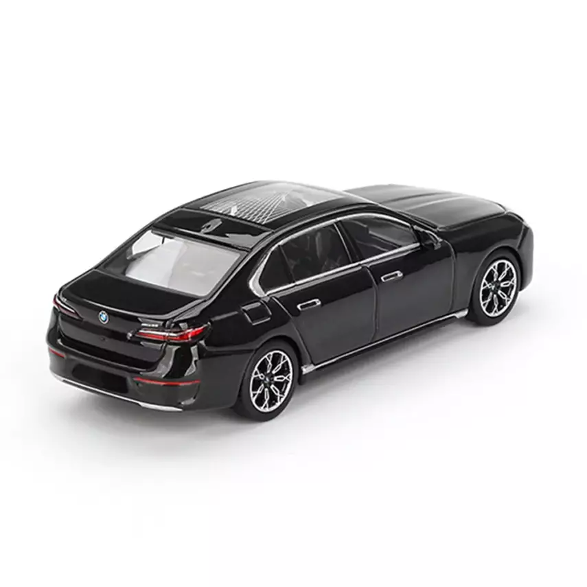 Mini GT 1/64 BMW i7 eDrive50 Black Sapphire - 2