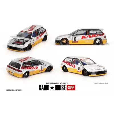 Mini GT 1/64 Kaido House Honda Civic (EF) Kanjo V1