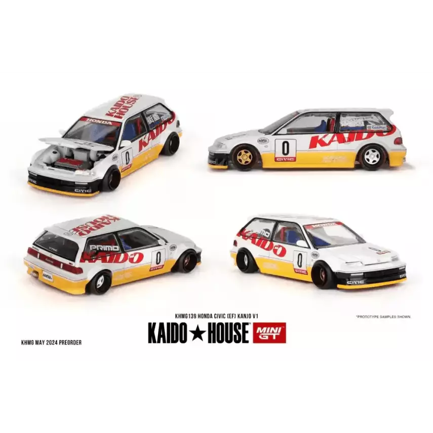 Mini GT 1/64 Kaido House Honda Civic (EF) Kanjo V1 - 1