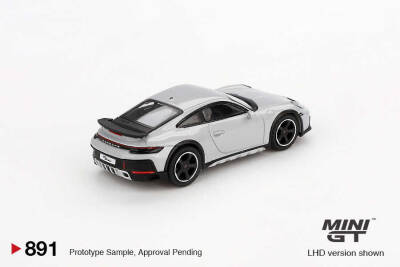 Mini GT 1/64 Porsche 911 Dakar Ice Gray Metallic - 2