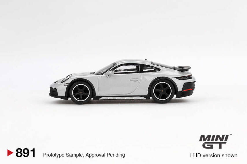 Mini GT 1/64 Porsche 911 Dakar Ice Gray Metallic - 3