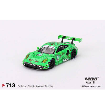 Mini GT 1/64 Porsche 911 GT3 R #80 GTD AO Racing 2023 IMSA Sebring 12 Hrs