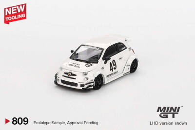 Mini GT 809 Fiat 595 Abarth Lb-Works x Abas Works 1/64