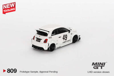 Mini GT 809 Fiat 595 Abarth Lb-Works x Abas Works 1/64 - 2