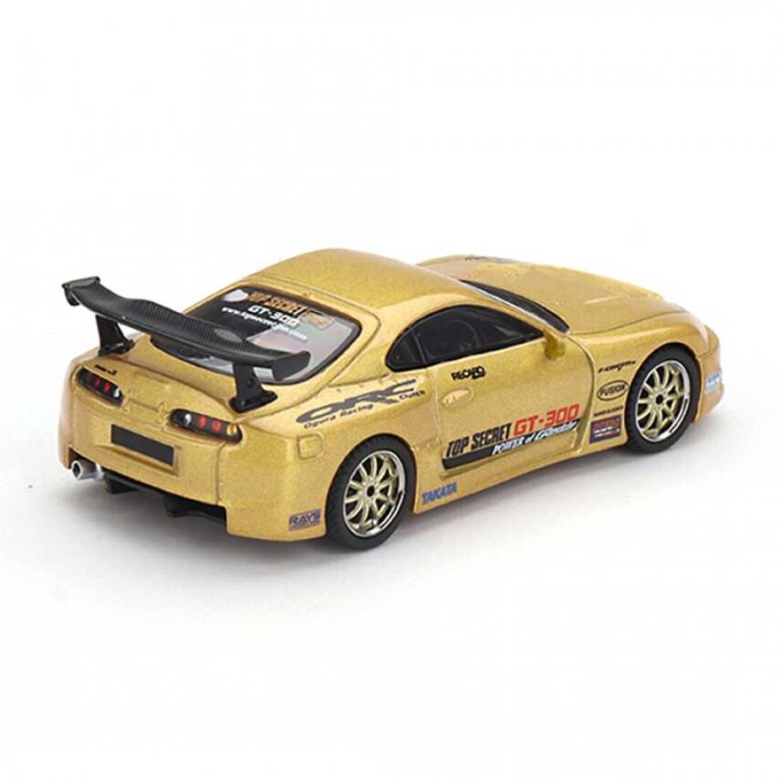 Mini GT 961 1/64 Toyota Supra (A80) Top Secret GT-300 Top Secret Gold - 2