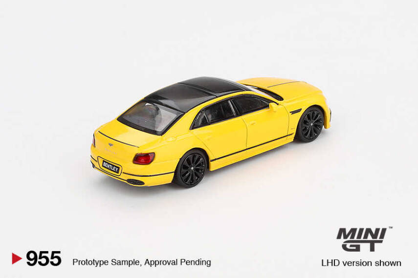 Mini GT Bentley Flying Spur Monaco Yellow 955 - 2
