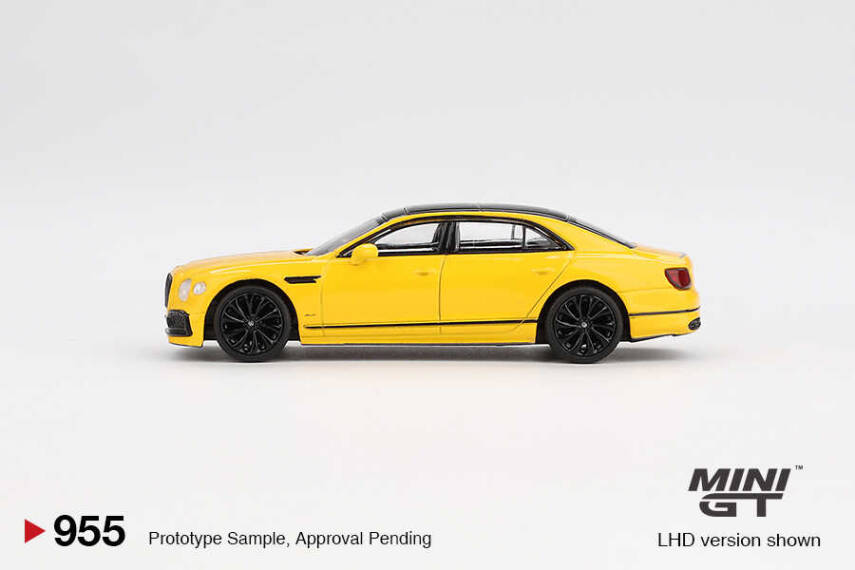 Mini GT Bentley Flying Spur Monaco Yellow 955 - 3