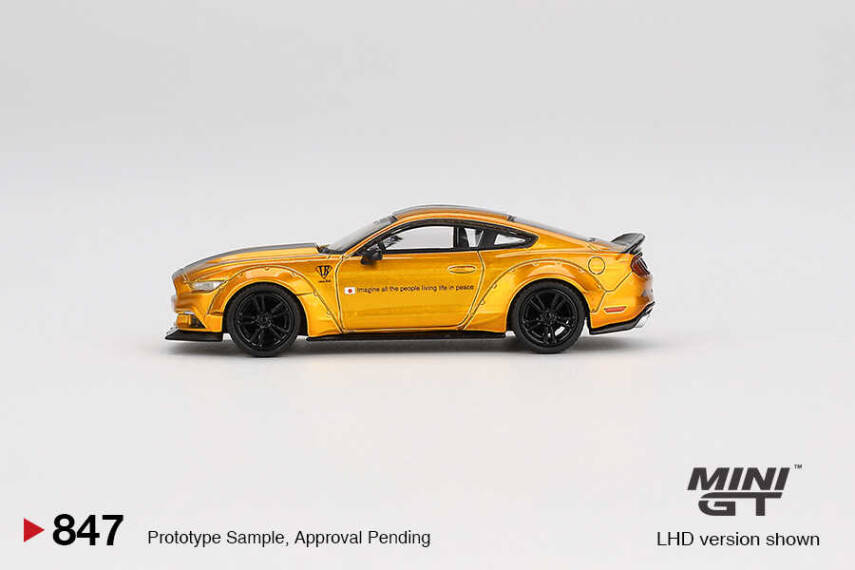 Mini GT Lb-Works Ford Mustang Lb Gold 847 - 2