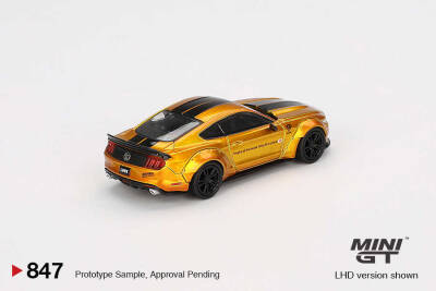 Mini GT Lb-Works Ford Mustang Lb Gold 847 - 3