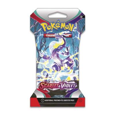 Pokemon Tcg Scarlet And Violet Sleeved Tek Booster Paket