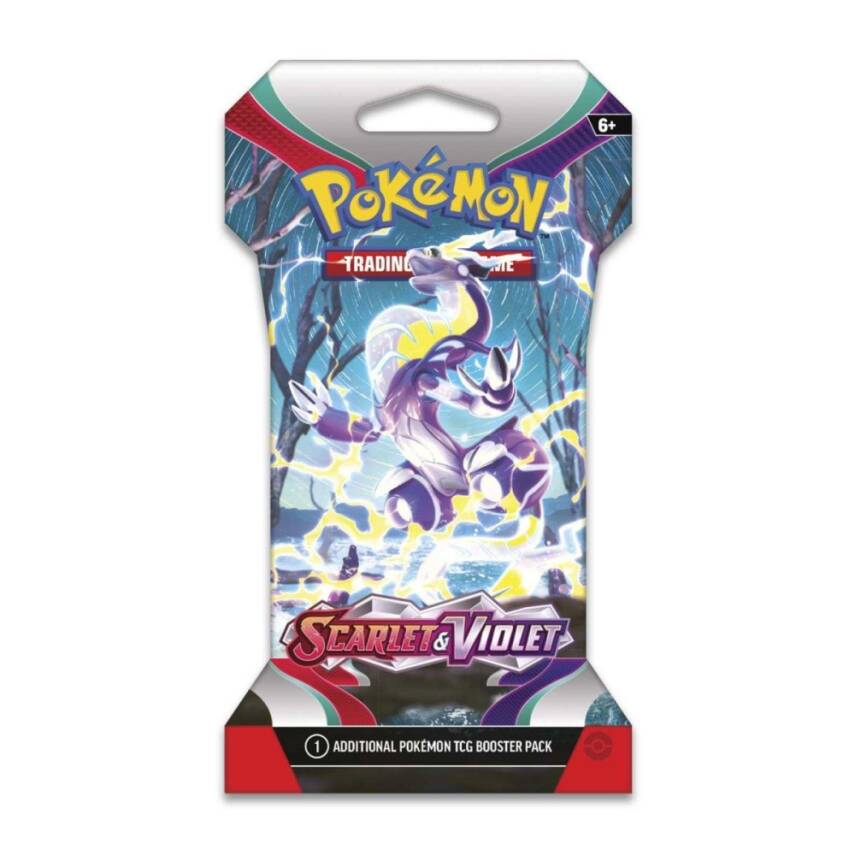 Pokemon Tcg Scarlet And Violet Sleeved Tek Booster Paket - 1