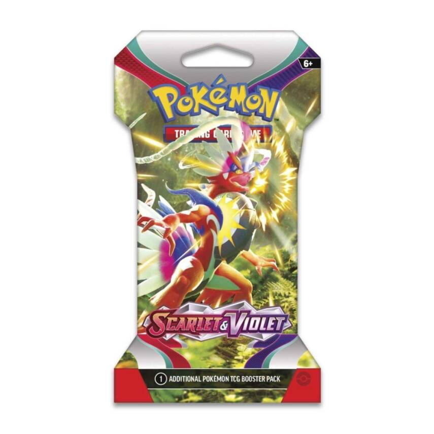 Pokemon Tcg Scarlet And Violet Sleeved Tek Booster Paket - 2
