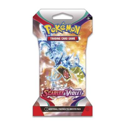 Pokemon Tcg Scarlet And Violet Sleeved Tek Booster Paket - 3