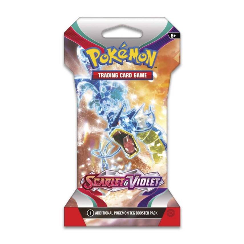 Pokemon Tcg Scarlet And Violet Sleeved Tek Booster Paket - 3