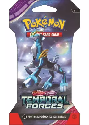 Pokemon Tcg Scarlet Violet Temporal Forces Sleeved Tek Booster Paket