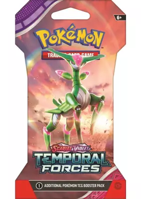 Pokemon Tcg Scarlet Violet Temporal Forces Sleeved Tek Booster Paket - 2