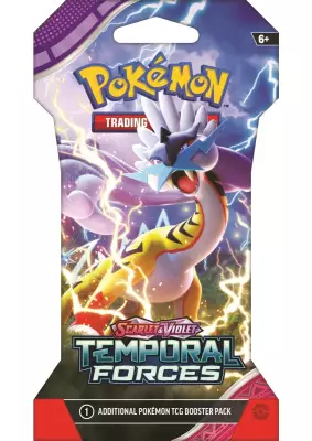 Pokemon Tcg Scarlet Violet Temporal Forces Sleeved Tek Booster Paket - 3