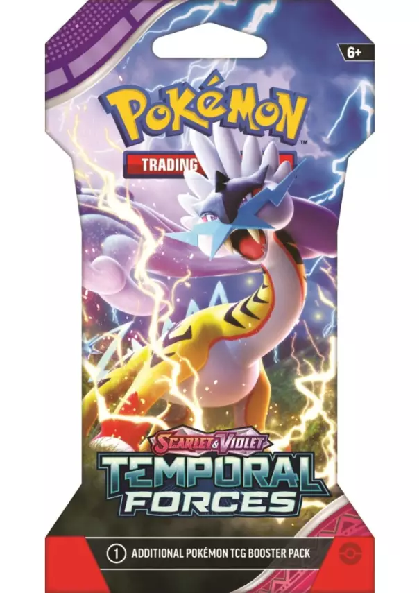 Pokemon Tcg Scarlet Violet Temporal Forces Sleeved Tek Booster Paket - 3