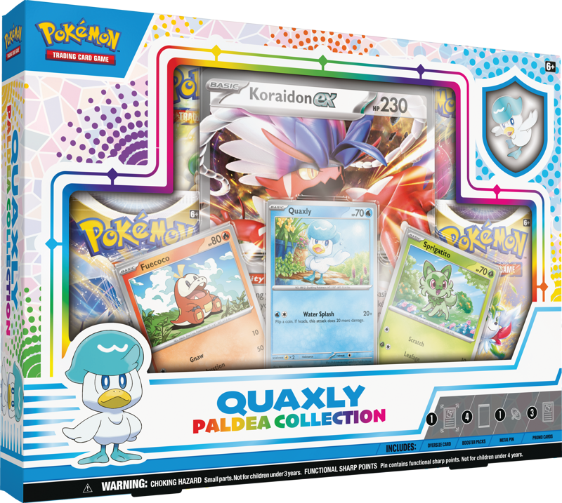 Pokémon TCG: Quaxly Paldea Collection - 1