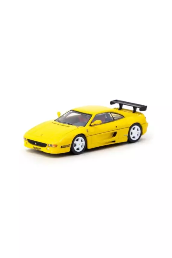 Tarmac Works X iXO Models 1/64 Ferrari F355 Challenge Yellow - 1